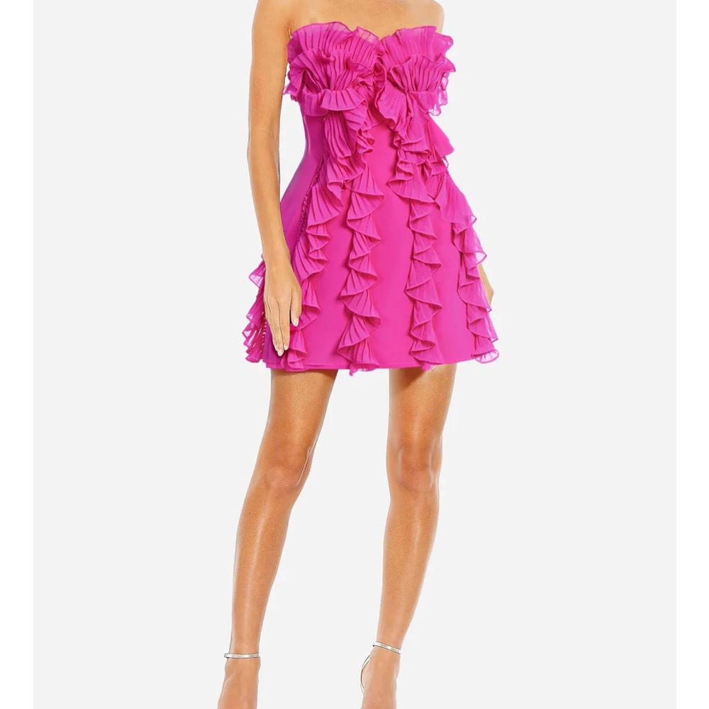 Pink Ruffle Dress - Picture 2 of 2